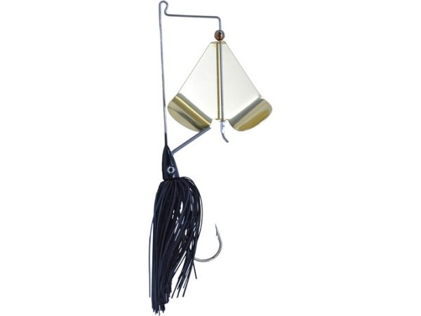 Jenko OFF SPRING Buzz Bait 1/4 oz. Black Gold Blade