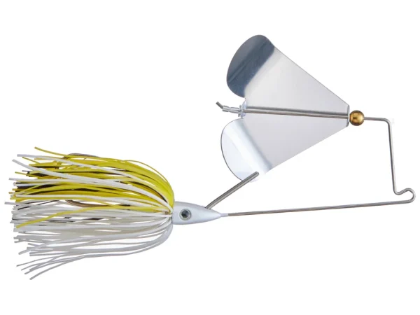 Jenko OFF SPRING Buzz Bait 1/4 oz. White Silver Blade
